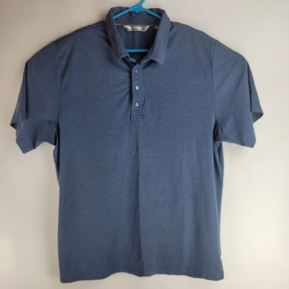 Travis Mathew XXL Blue Gray Cotton Poly Blend Golf Polo - Picture 1 of 7